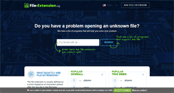 Desktop Screenshot of file-extension.org